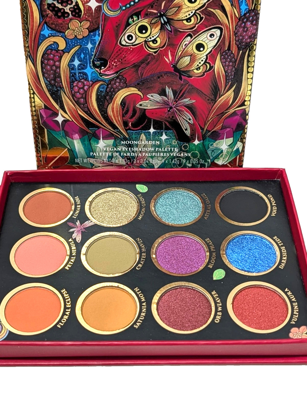 KVD Kat Von D Moongarden Vegan 12 Pan Eyeshadow Palette Limited Edition 16g NIB